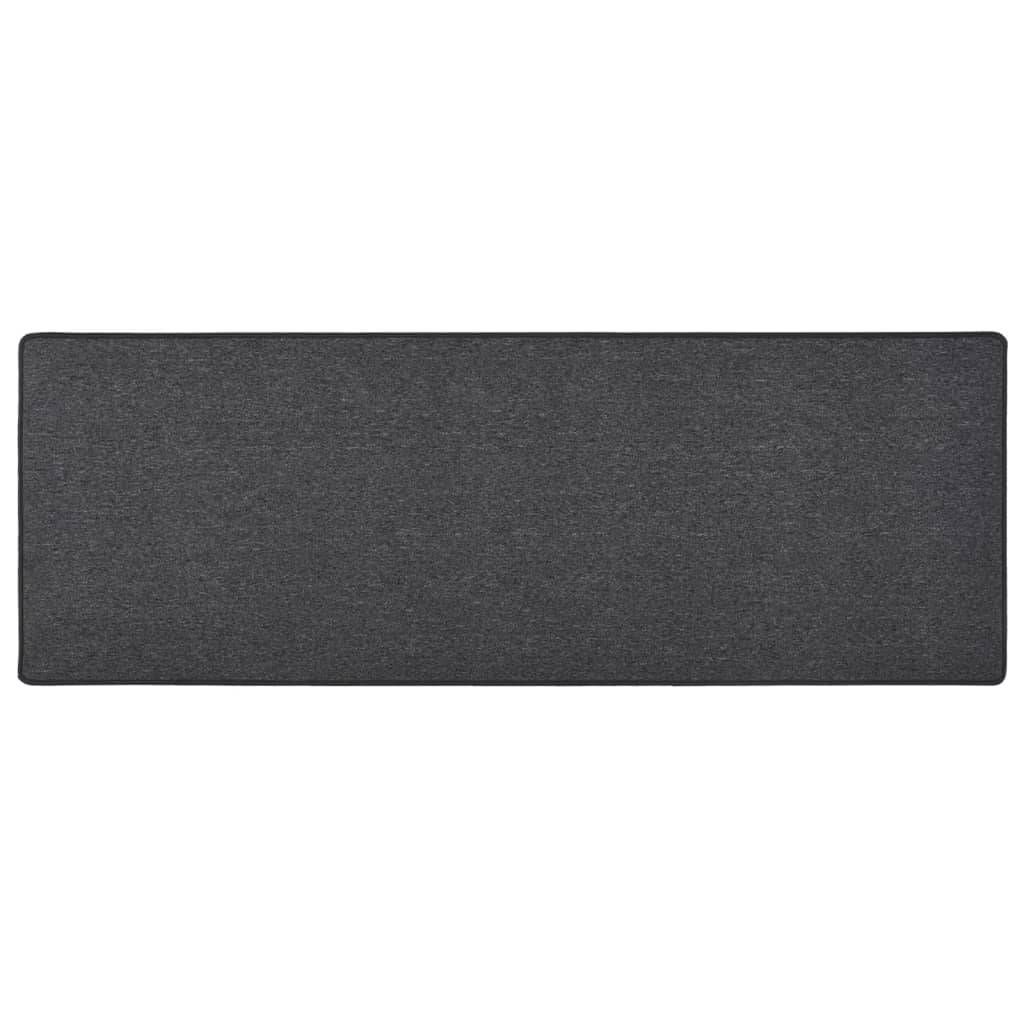 vidaXL Teppichläufer Anthrazit 80x250 cm