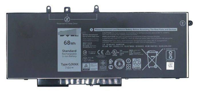 Dell Battery 68WHR 4 Cell Lithium Ion 3YRW Batterie