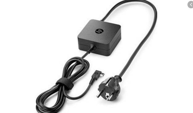 HP AC Power Adapter 65W Wall Mount 3 Wire With USB Type-C Connector nPFC