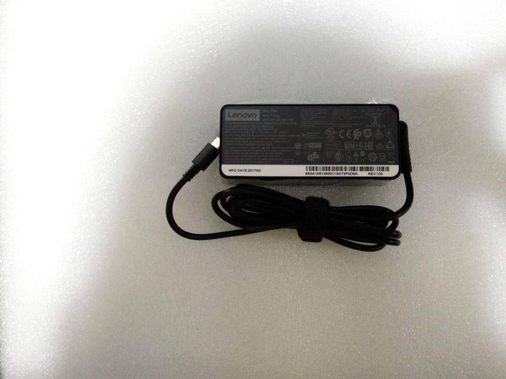 Lenovo AC Adapter 01FR024, Notebook, Indoor, 100 - 240 V, 50 - 60 Hz, 65 W, Black