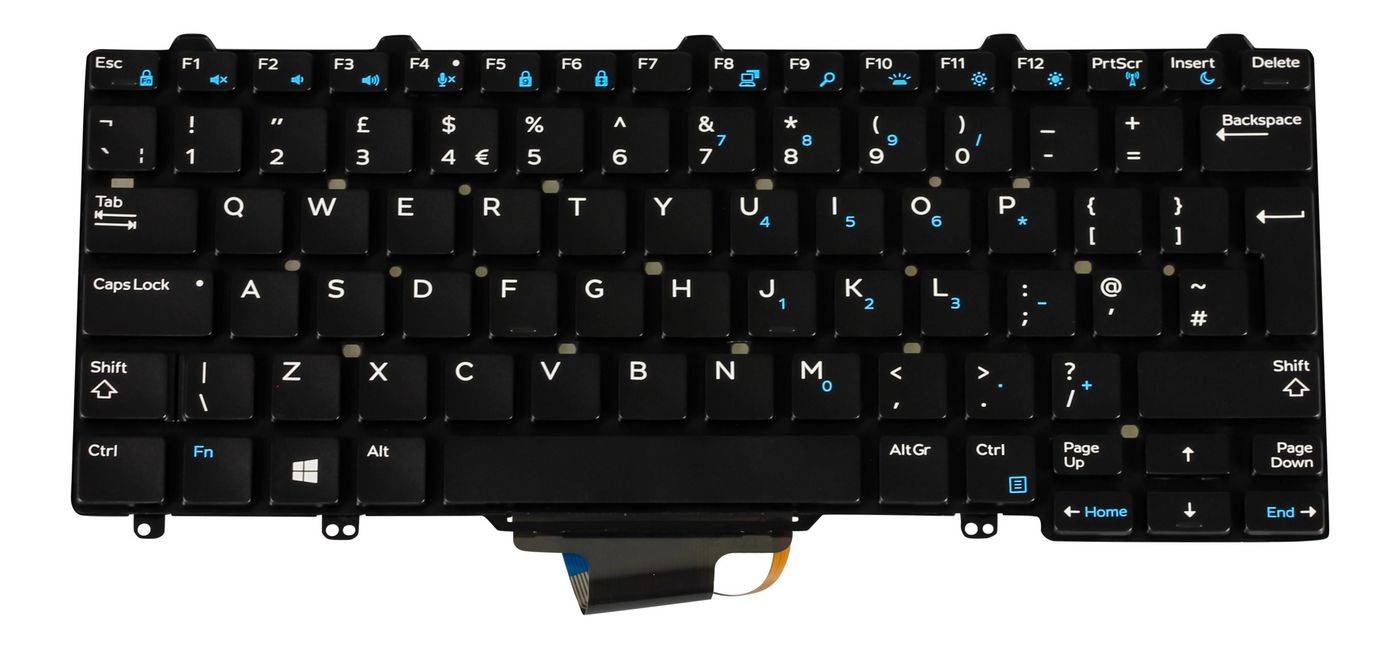 Dell Keyboard, English, 83 Keys, Backlit, M15ISU, TB Backlit M15ISU-TB