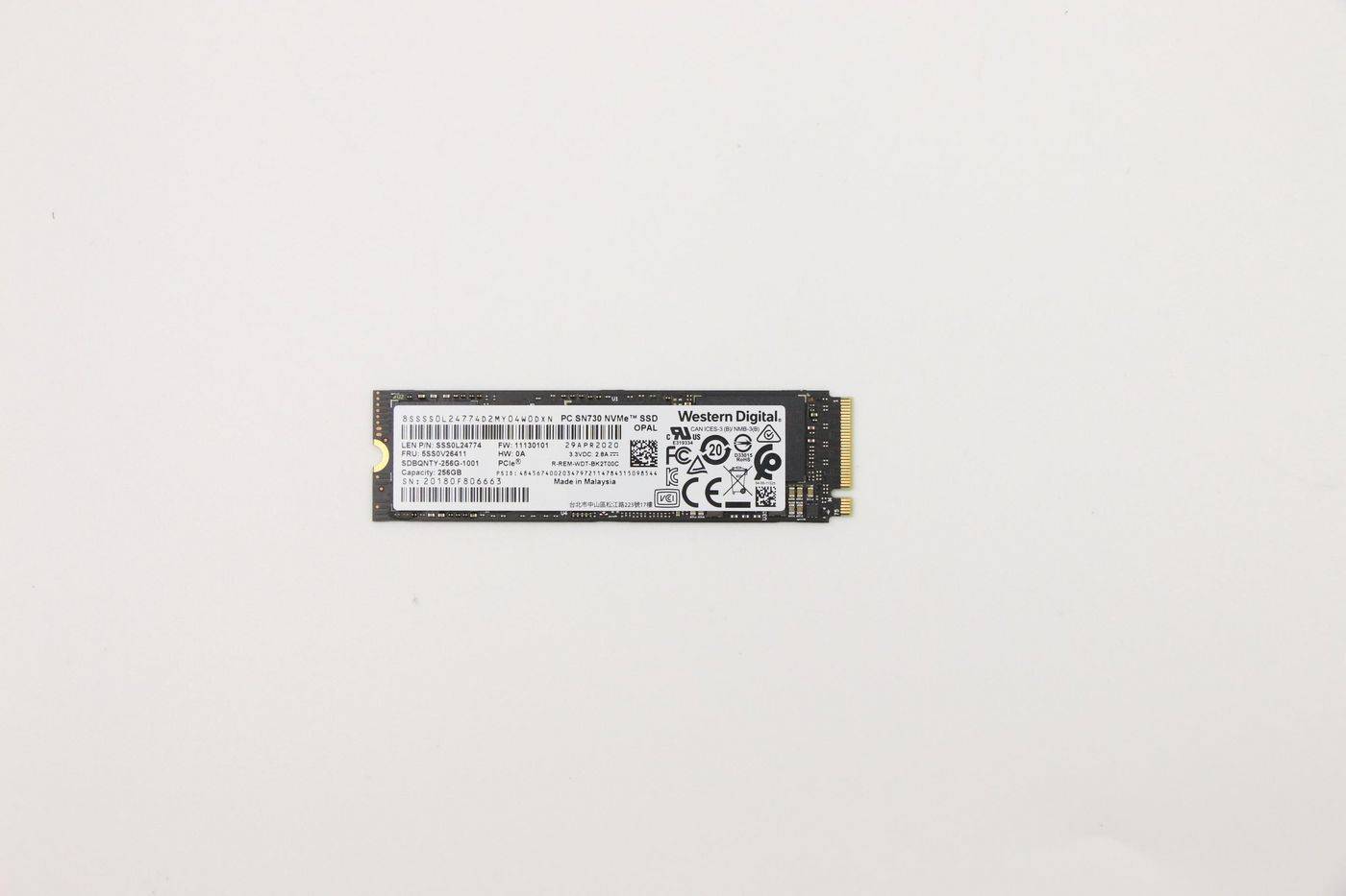 Lenovo 256G PCIe 3x4