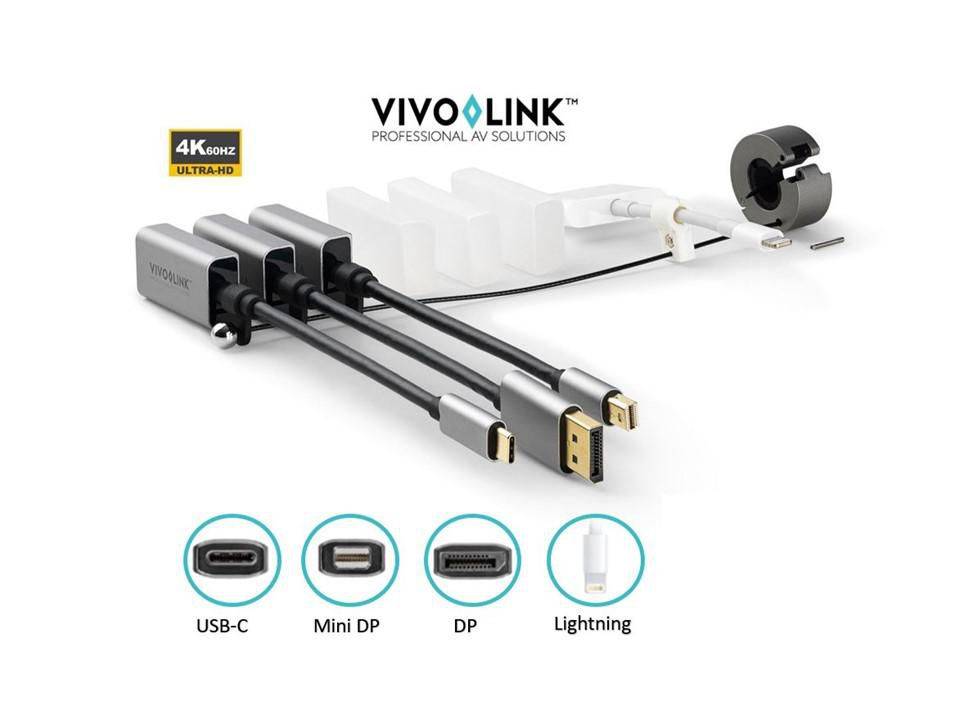 Vivolink Pro Adapter Ring USB-C, DisplayPort, Mini DisplayPort, Lightning .