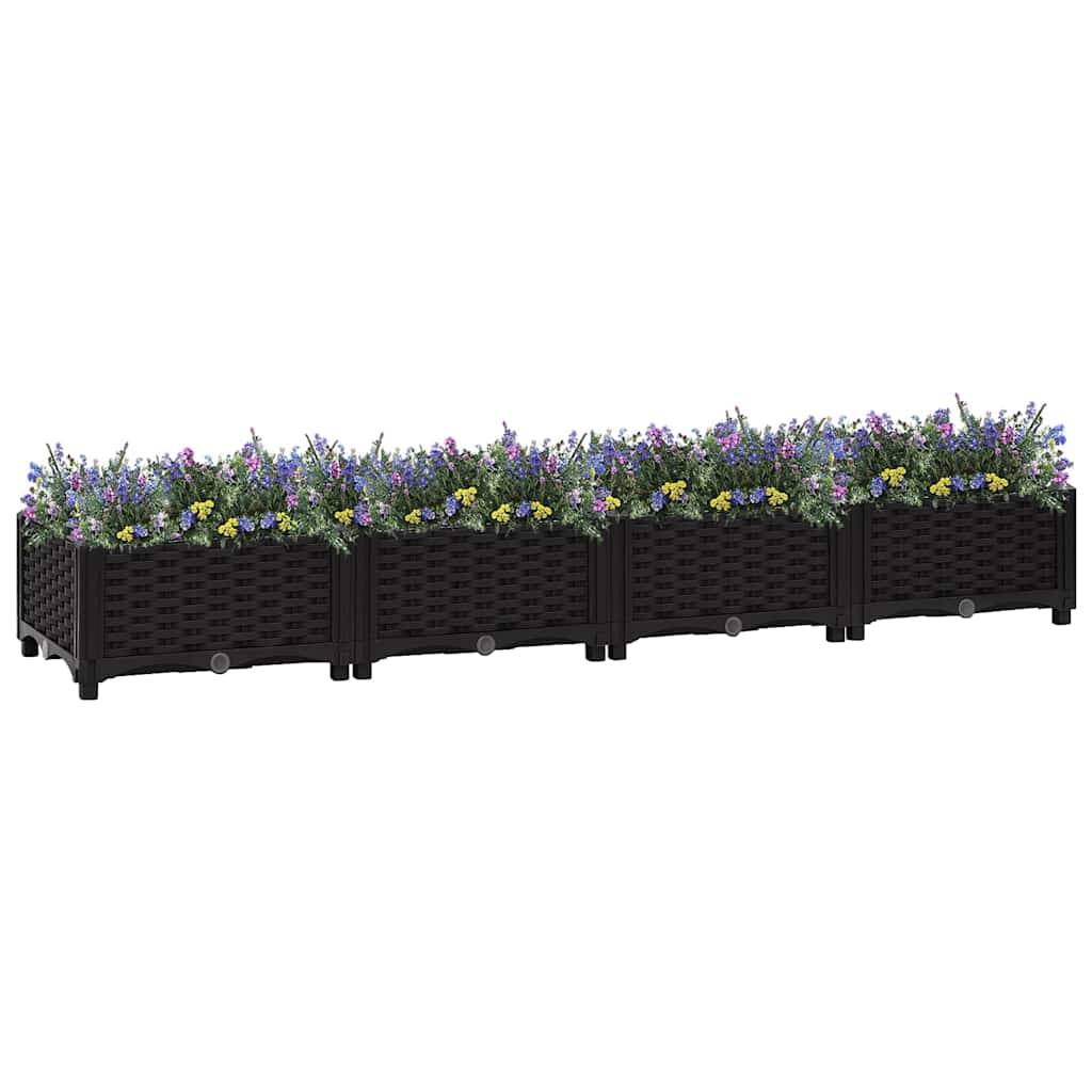 vidaXL Hochbeet 160x40x23 cm Polypropylen
