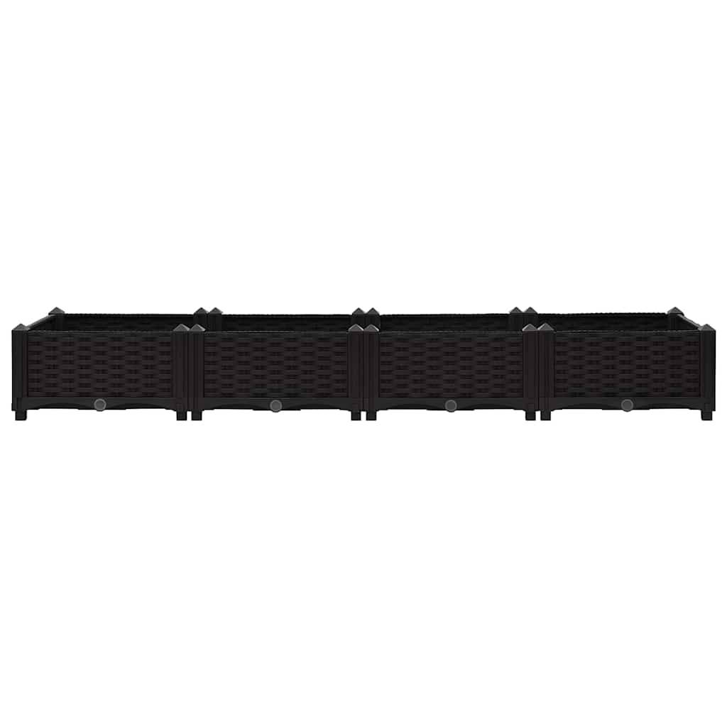 vidaXL Hochbeet 160x40x23 cm Polypropylen