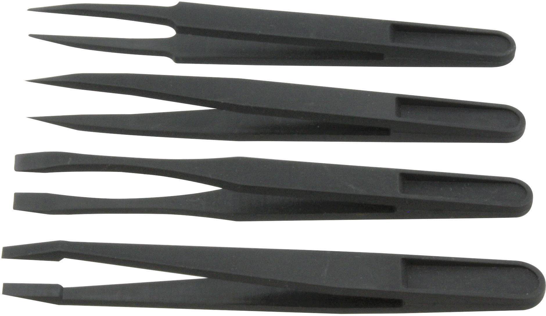 Donau Elektronik PZ84 Pinzetten-Set 4teilig