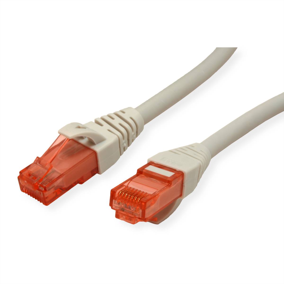 Roline 21.15.2501 RJ45 Patchkabel CAT 6 U/UTP 1.00 m Grau 1 St.
