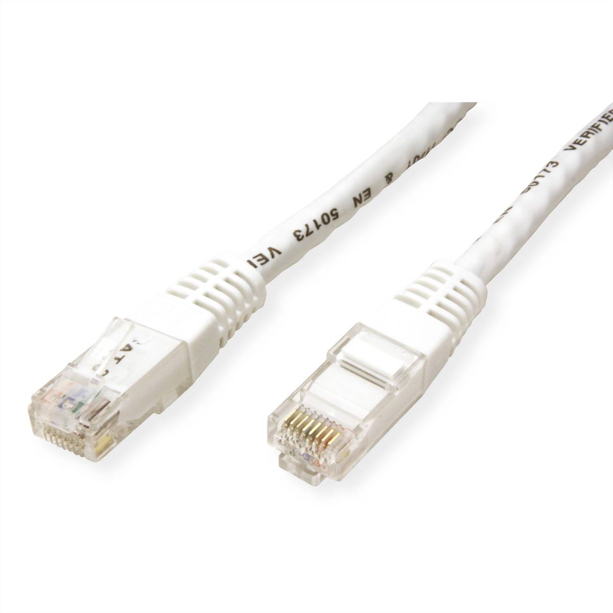 VALUE Patchkabel Kat.6 (Class E) UTP, weiß, 10 m