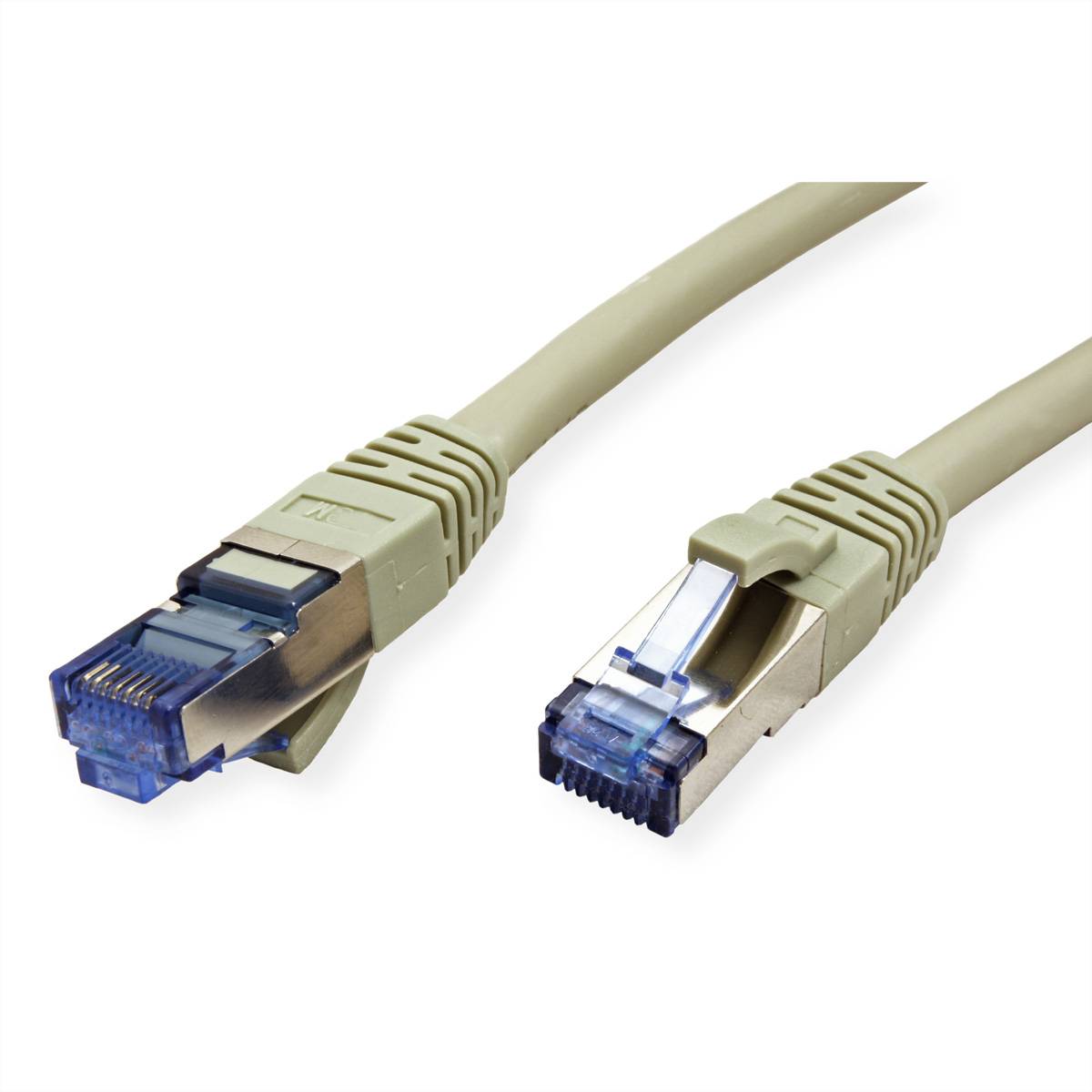 VALUE Patchkabel Kat.6A (Class EA) S/FTP (PiMF), LSOH, grau, 3 m