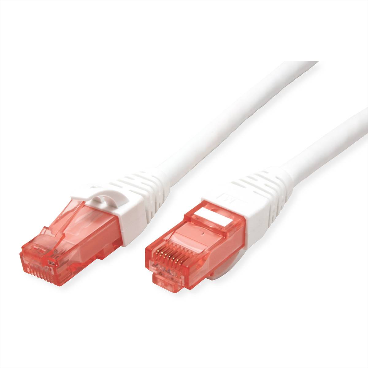 Roline 21.15.2560 RJ45 Patchkabel CAT 6 U/UTP 0.50 m Weiß 1 St.