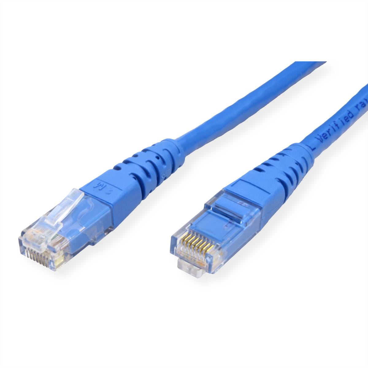 ROLINE Patchkabel Kat.6 (Class E) UTP, blau, 2 m