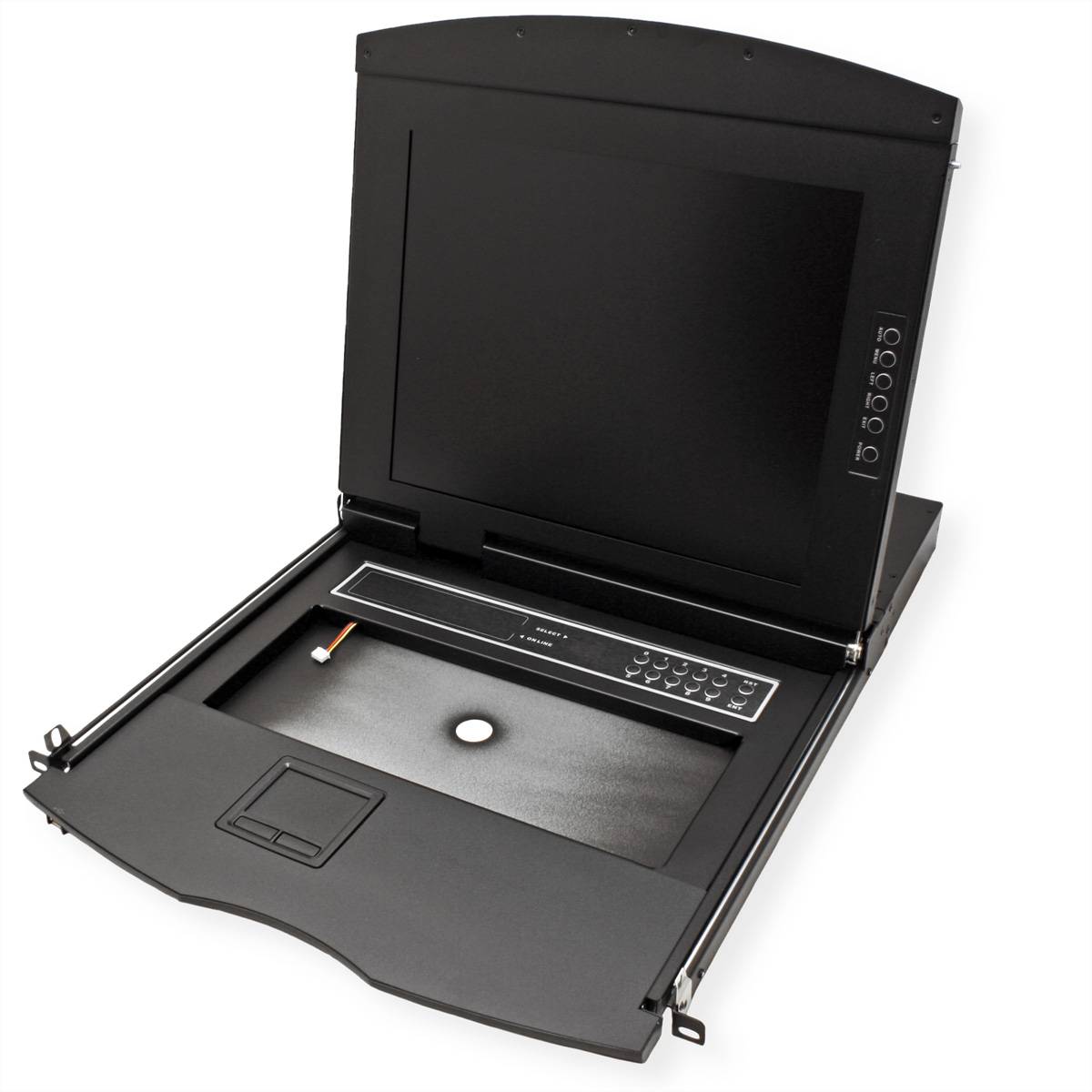 VALUE 19"-KVM-Switch, 8-Port, 43 cm (17") TFT (4:3), VGA, USB, Tastaturlayout D