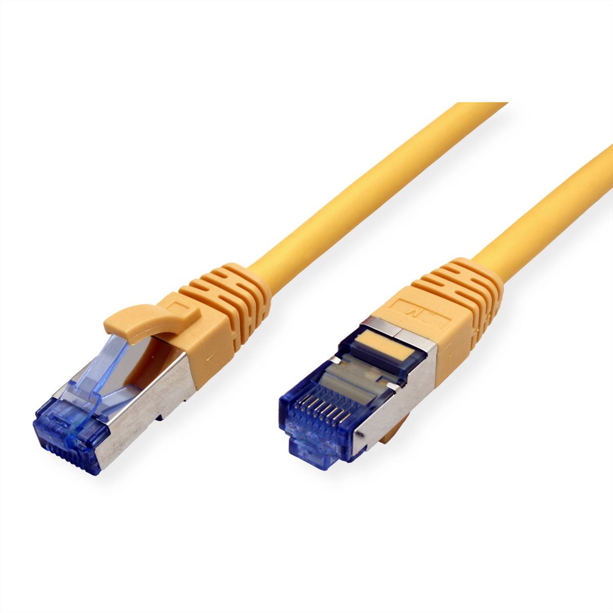 Value 21.99.1992 RJ45 Patchkabel CAT 6a S/FTP 1.50 m Gelb 1 St.