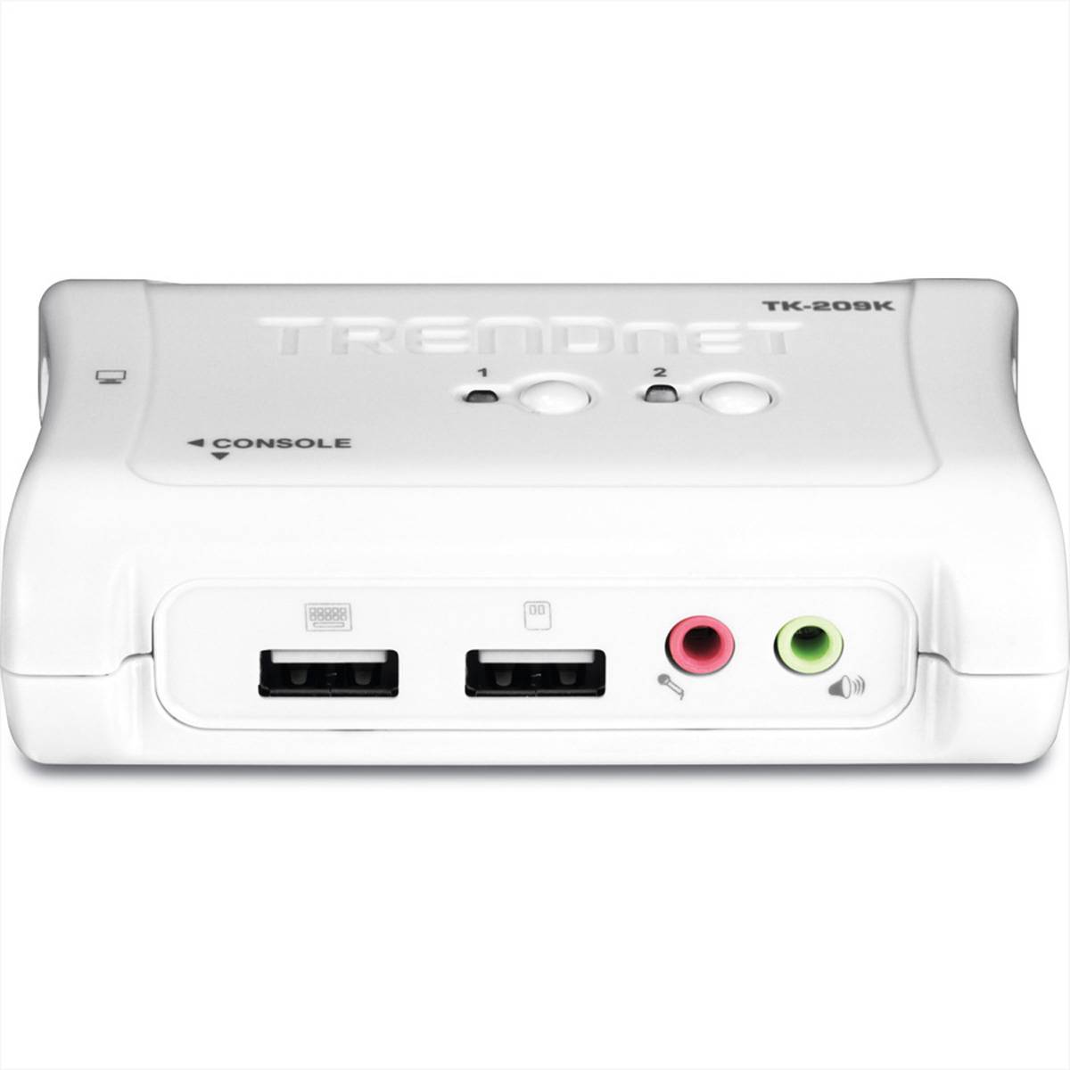 TRENDnet TK-209K KVM Switch 2-Port USB Kit mit Audio