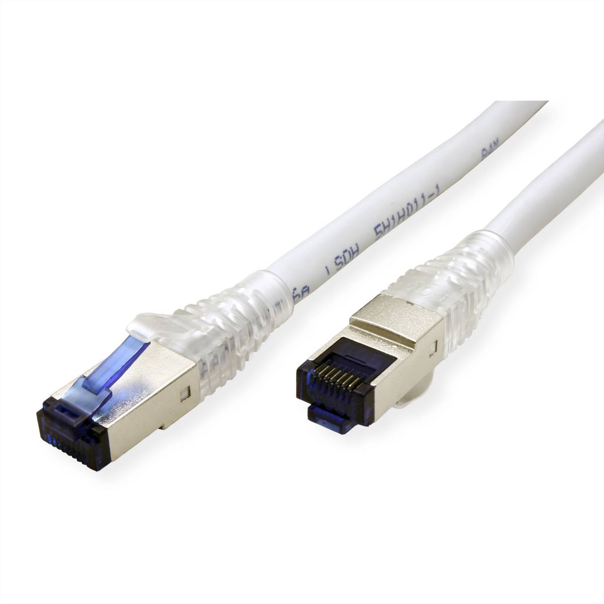 Roline 21.15.0876 RJ45 Patchkabel CAT 6a S/FTP 30.00 m Grau Massivdraht 1 St.