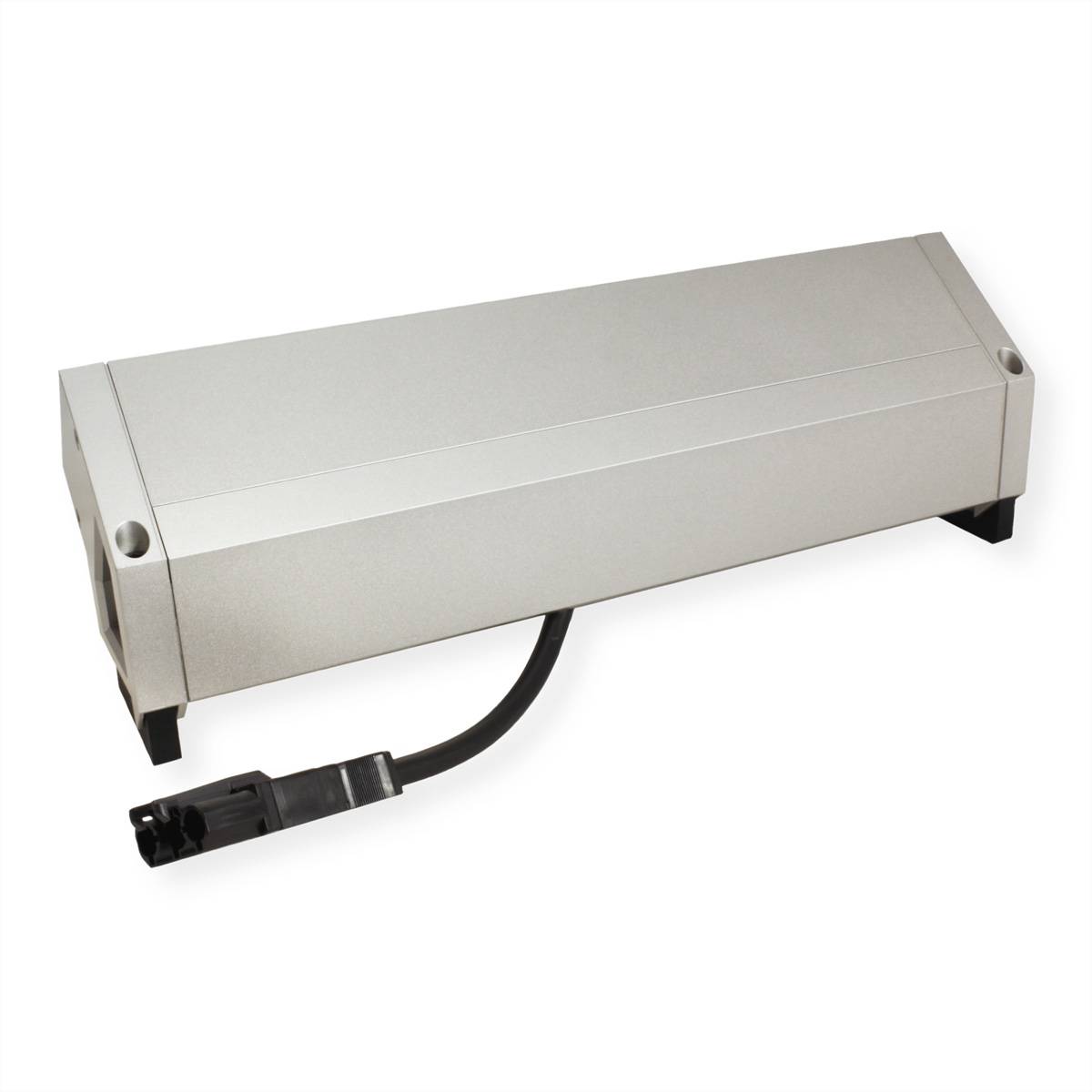 Bachmann 902.402 Steckdosenleiste ohne Schalter Schwarz, Aluminium Schutzkontakt
