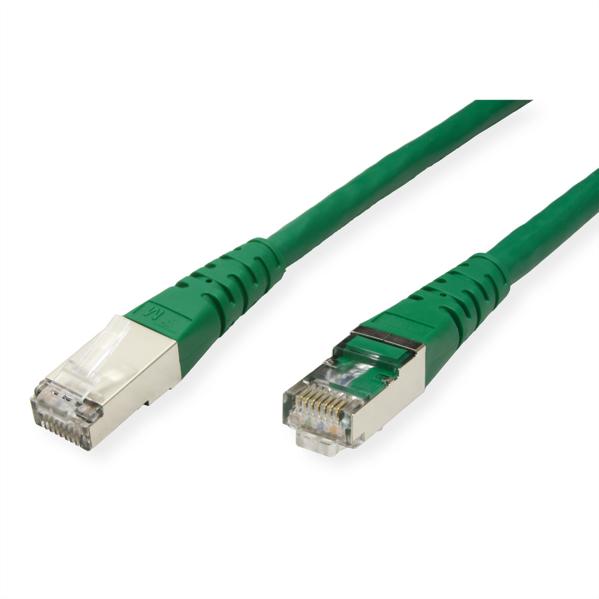 ROLINE Patchkabel Kat.6 (Class E) S/FTP (PiMF), grün, 3 m