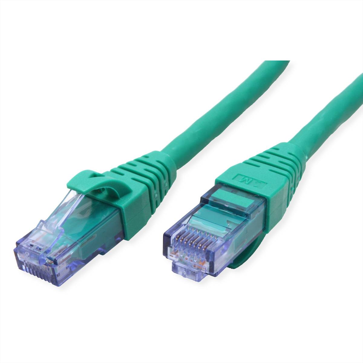 ROLINE Patchkabel Kat.6A UTP, Component Level, LSOH, grün, 0,5 m