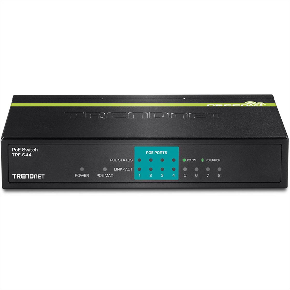 TRENDnet TPE-S44 Unmanaged network switch, Energie Über Ethernet (PoE)