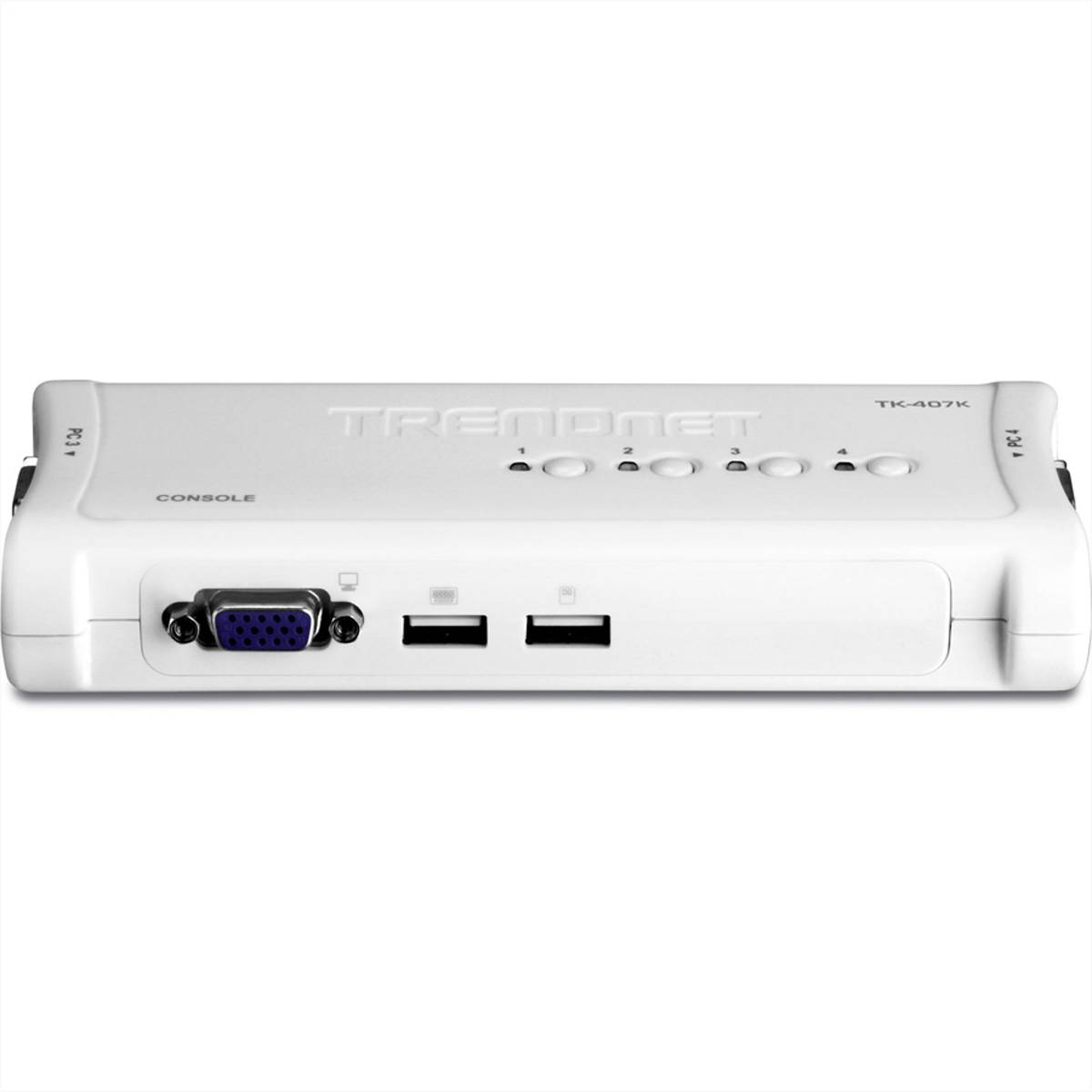 TRENDnet TK-407K KVM Switch 4-Port USB Kit