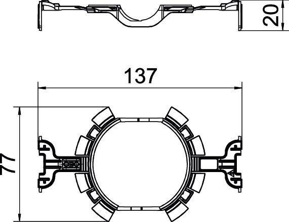 OBO Bettermann 2003740 Quick-Fix 25 St.