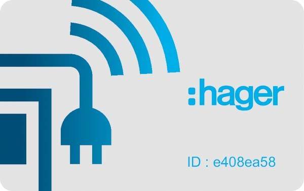 Hager XEVA420 eMobility RFID-Karte