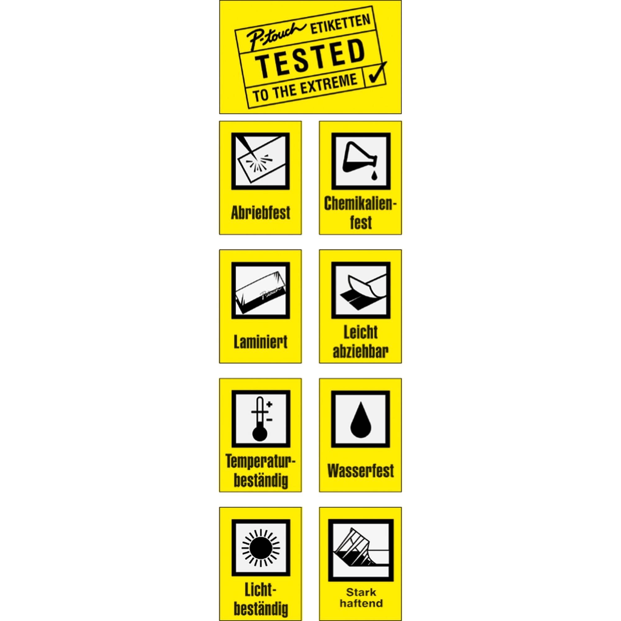 brother TZe-Tape TZ-535 Schriftbandkassette, Bandbreite: 12m (58022437)