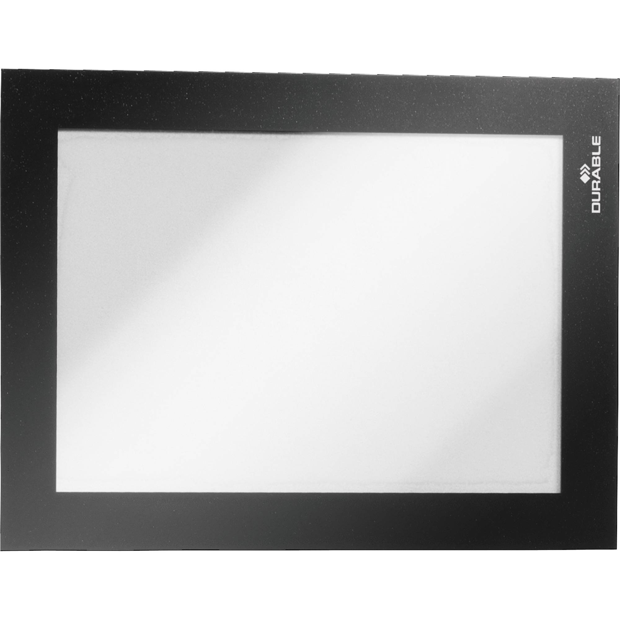 DURABLE Informationsrahmen DURAFRAME, schwarz, selbstklebend, A6, 2 Stück/VE