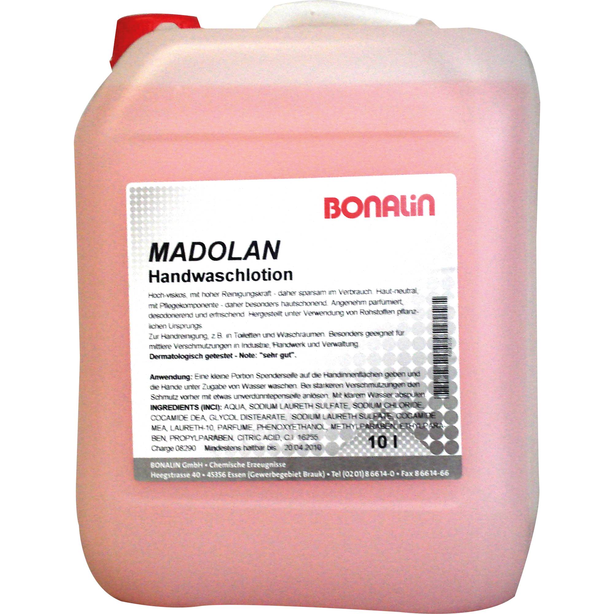 Bonalin Flüssigseife Madolan 50.0021.010 dickflüssig 10l - Artikel: 449020932