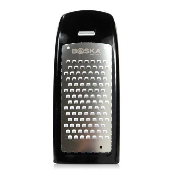 Boska Easy Grater / mit praktischem Auffangbehälter / Kunststoff / Edelstahl / Silber / 165 x