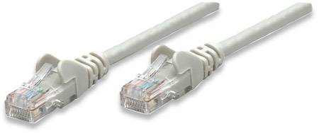 Intellinet 318976 RJ45 Netzwerkkabel, Patchkabel CAT 5e U/UTP 2.00 m Grau 1 St.