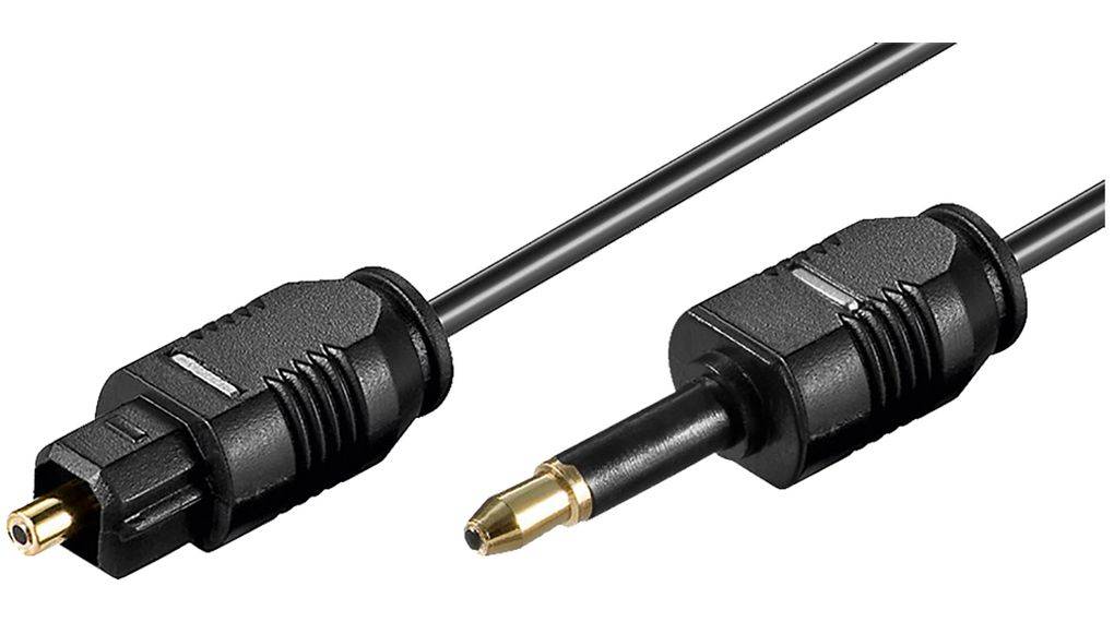 Audiokabel digital Toslink TosLink-Stecker - TosLink-Mini-Stopfen 1m