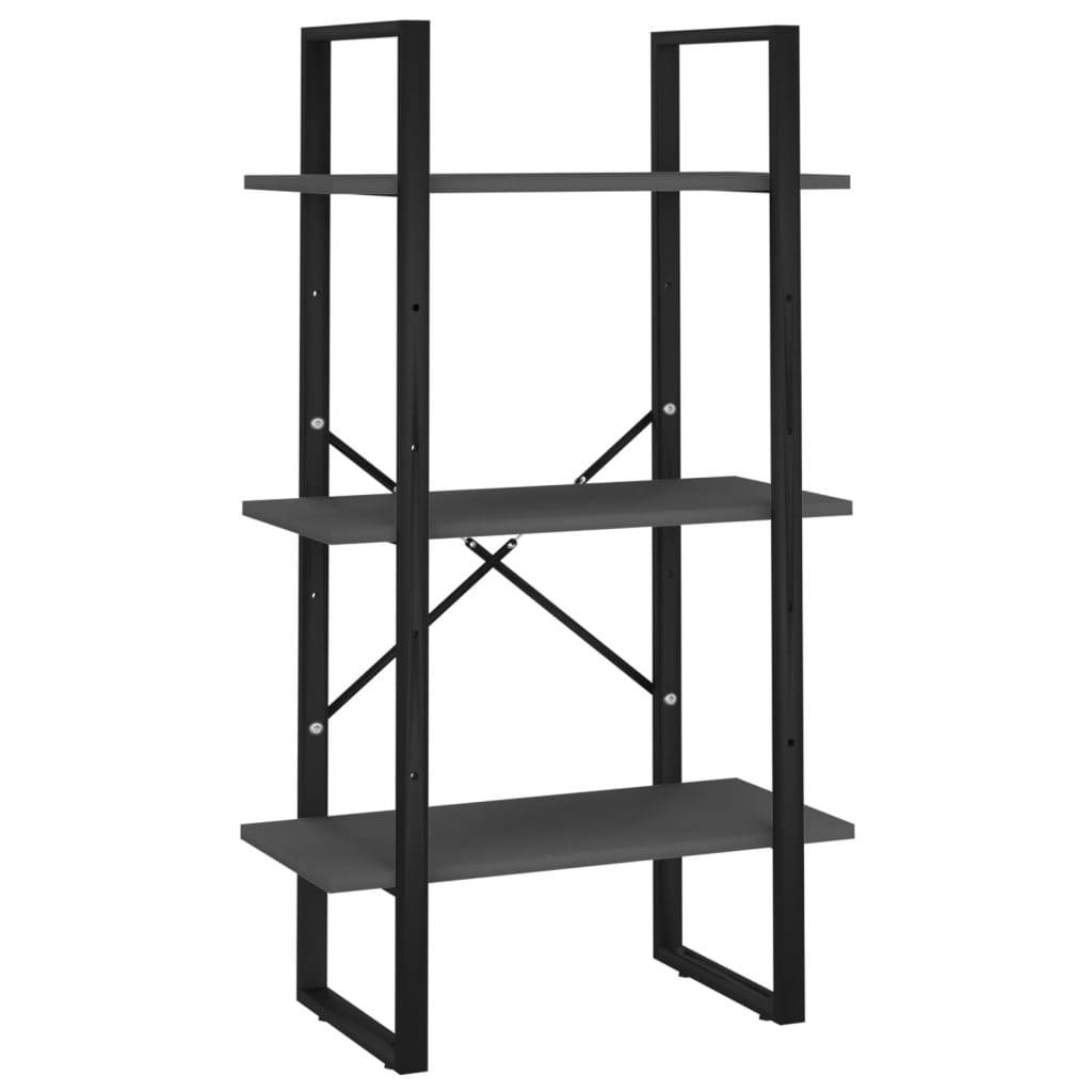 vidaXL Lagerregal Grau 60x30x105 cm Holzwerkstoff