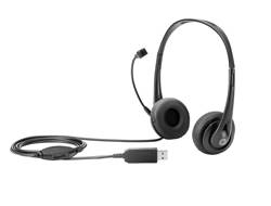 HP HP Stereo USB Headset On Ear Headset kabelgebunden Stereo Computer