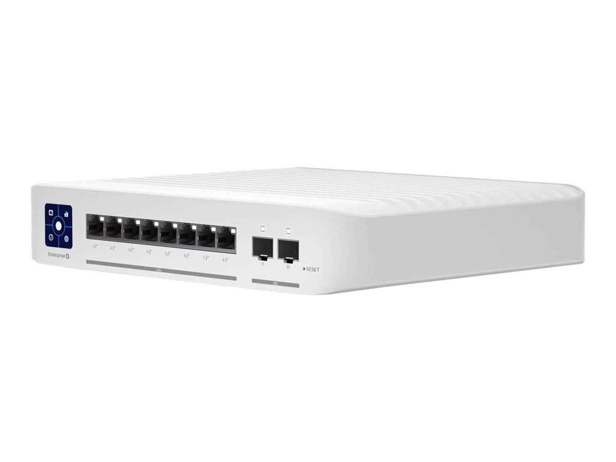 Ubiquiti UniFi Enterprise - Switch - L3 - managed - 8 x 10/100/1000/2.5G (PoE+) + 2 x 1 Gigabit/10 Gigabit SFP+ (Uplink)