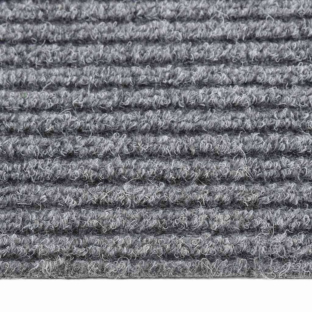 vidaXL Schmutzfangläufer Grau 100x250 cm