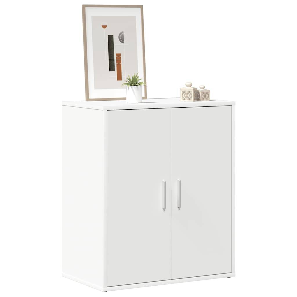 vidaXL Schuhschrank Weiß 60x35x70 cm Holzwerkstoff