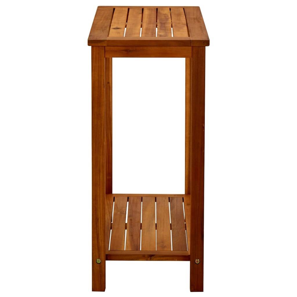 vidaXL Garten-Konsolentisch 80x35x75 cm Massivholz Akazie