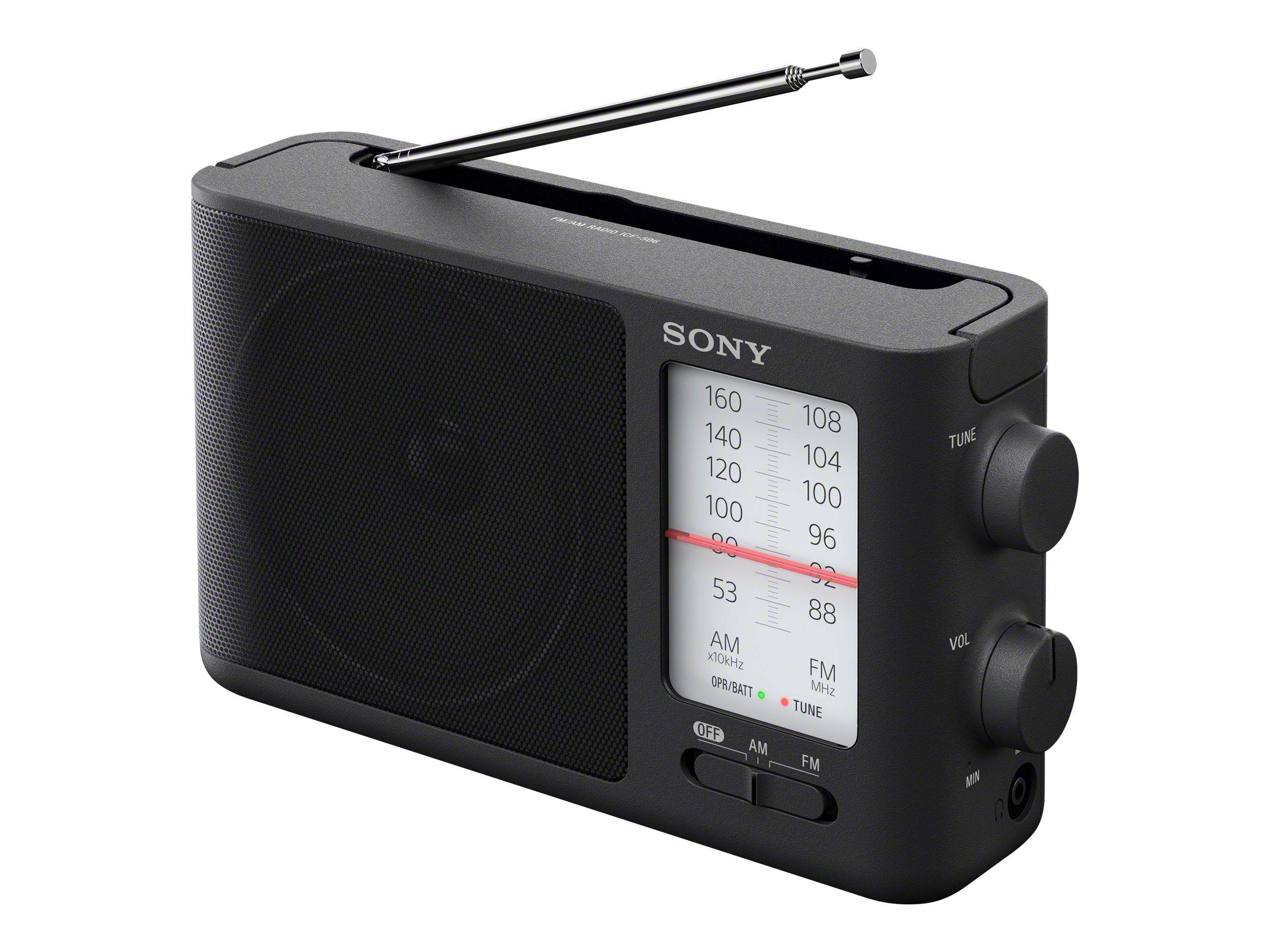 Sony ICF-506 Kofferradio UKW Schwarz