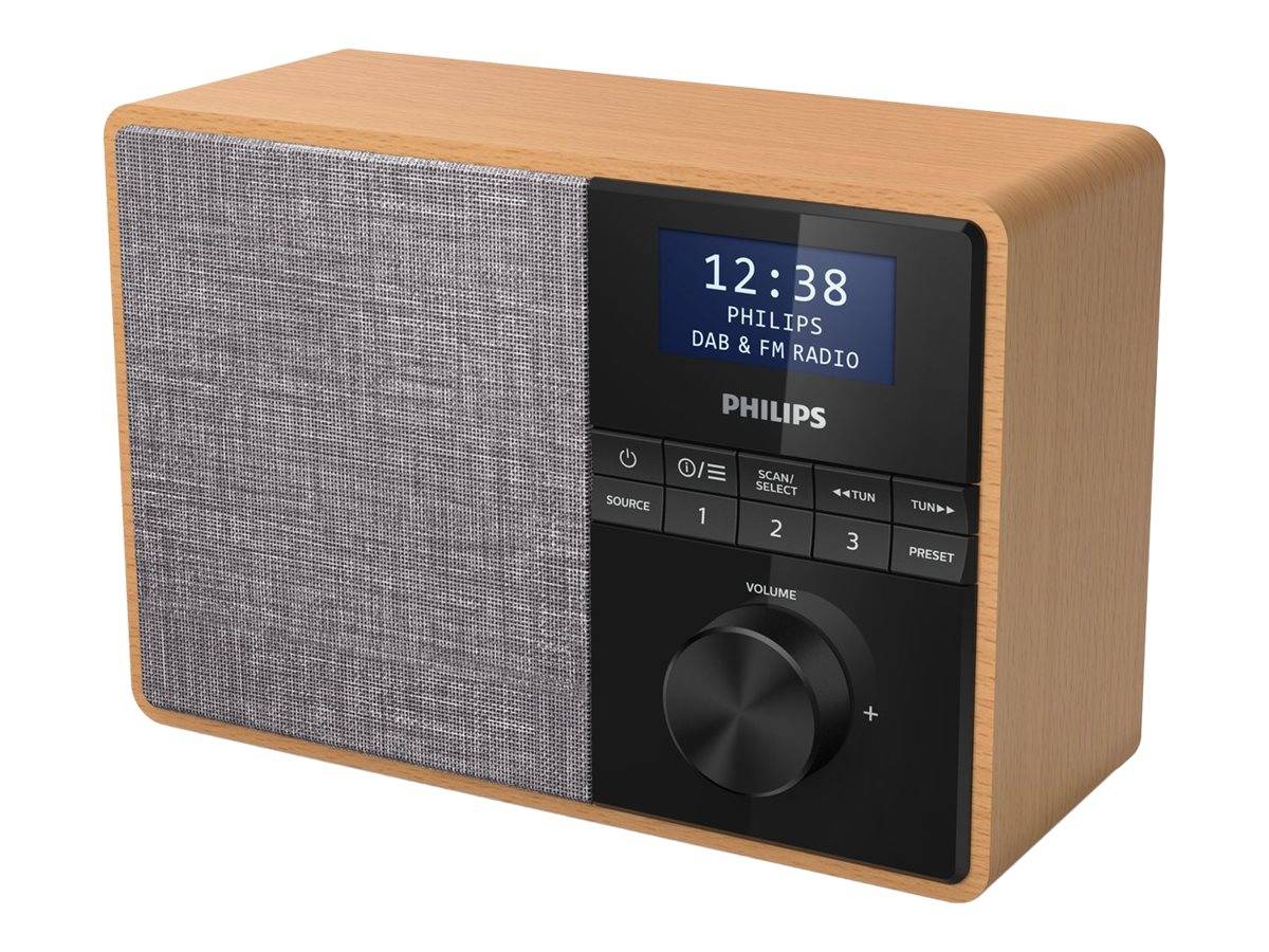 Philips R5505 Küchenradio DAB+, DAB, UKW Bluetooth®, DAB+, UKW Braun, Grau