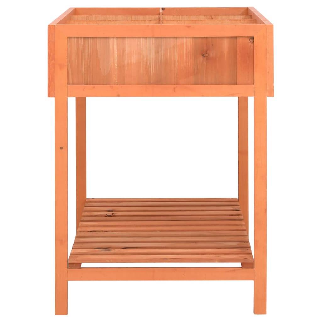 vidaXL Pflanzgefäß für Kräuter 80x60x80 cm Massivholz Tanne