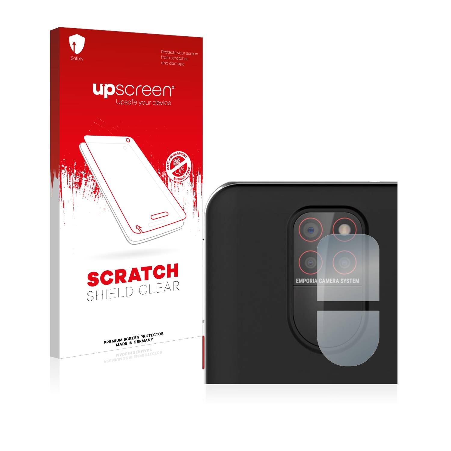 upscreen Scratch Shield Schutzfolie für Emporia Smart 5 (NUR Kameraschutz)
