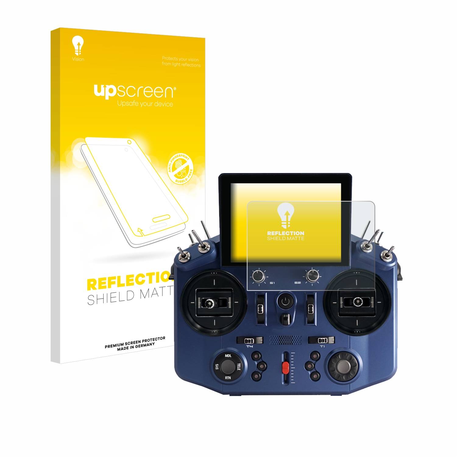 upscreen Schutzfolie für FrSky Tandem X20S Folie Matt Entspiegelt Anti-Reflex
