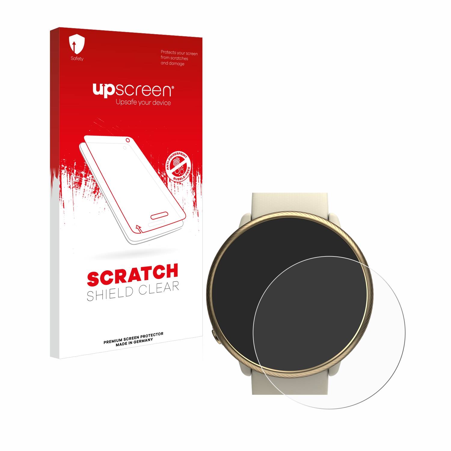 upscreen Schutzfolie für Polar Ignite 2 Kratzschutz Anti-Fingerprint Klar