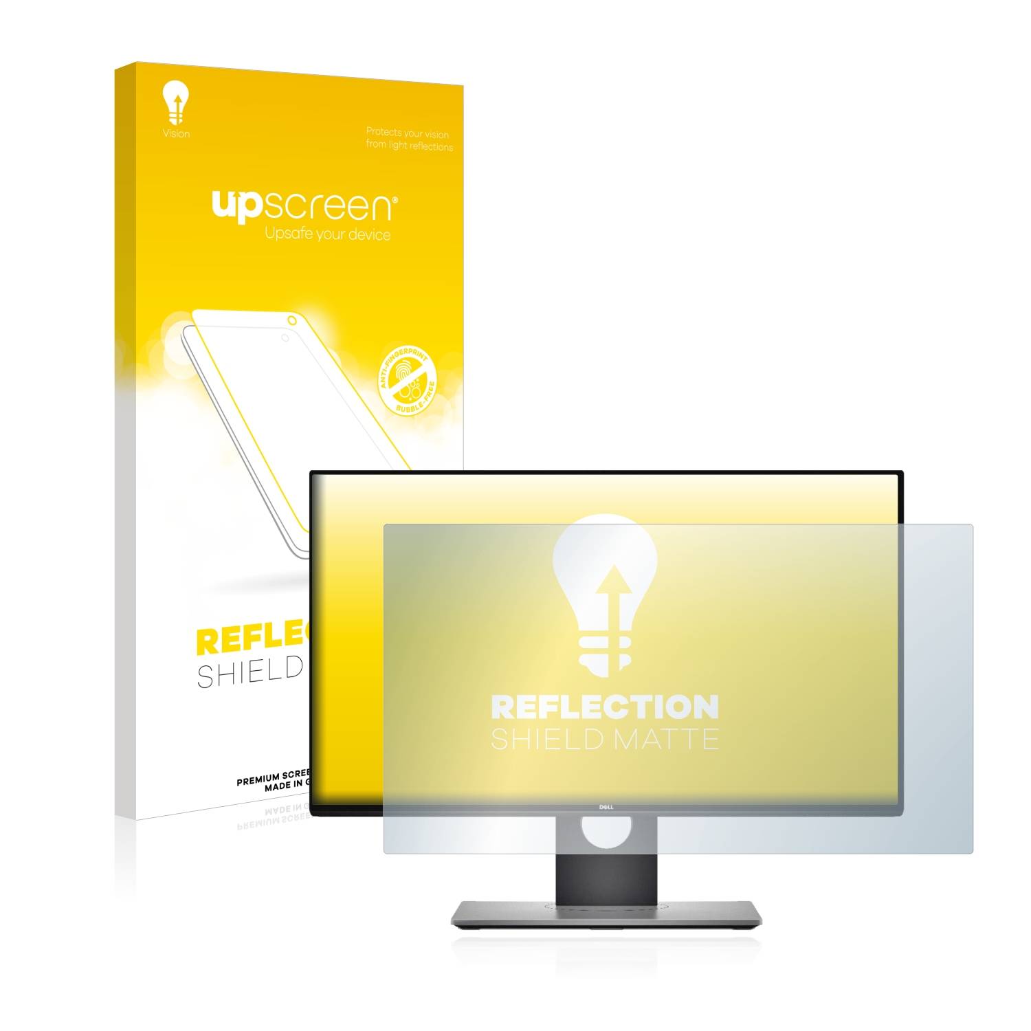 upscreen Reflection Shield Matt Schutzfolie für Dell UltraSharp U2421E