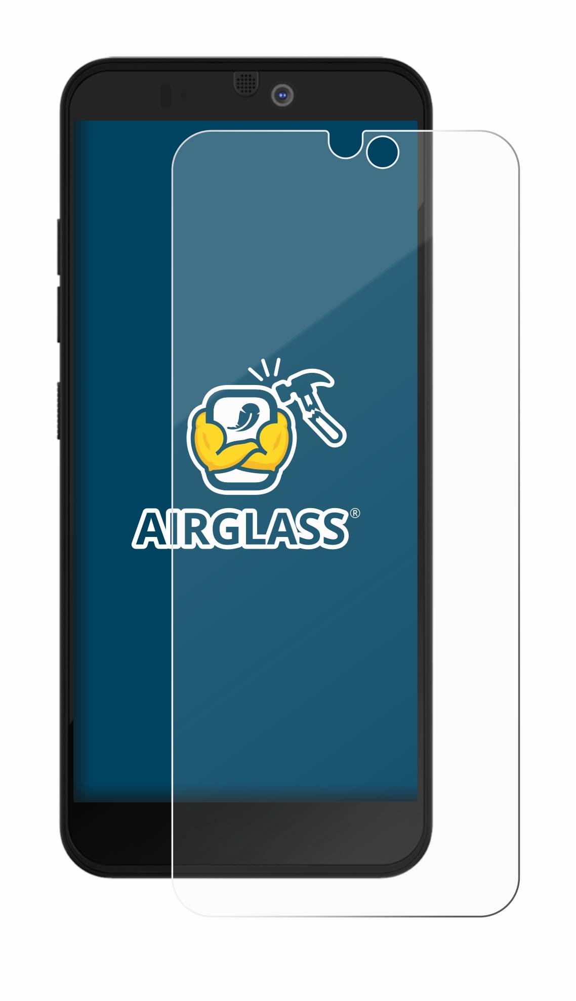 BROTECT AirGlass Glas Schutz-Folie für Fairphone 3 Plus - Schutzglas