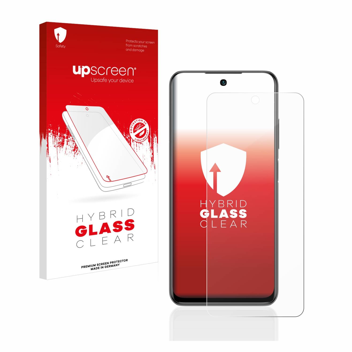 upscreen Hybrid Glas Panzer-Folie für Xiaomi Redmi Note 10 5G