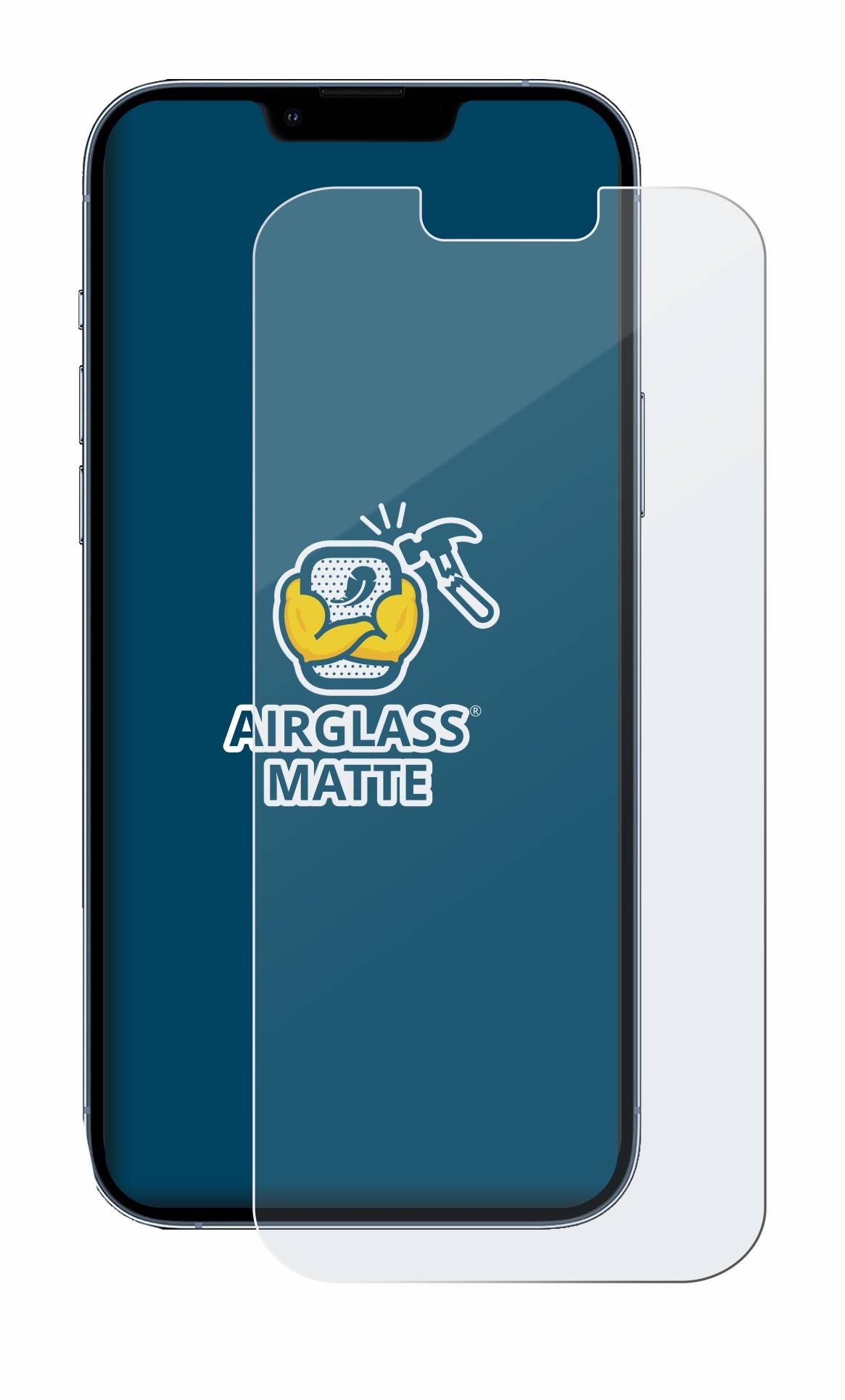 BROTECT AirGlass Matt Glas Schutz Folie für Apple iPhone 13 Pro Max