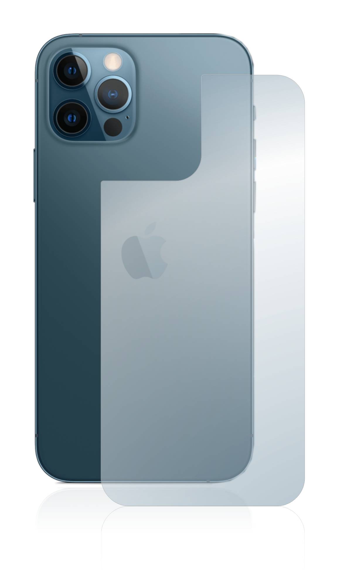 BROTECT AirGlass Glas Schutz-Folie für Apple iPhone 12 Pro (Rückseite) - Schutzglas
