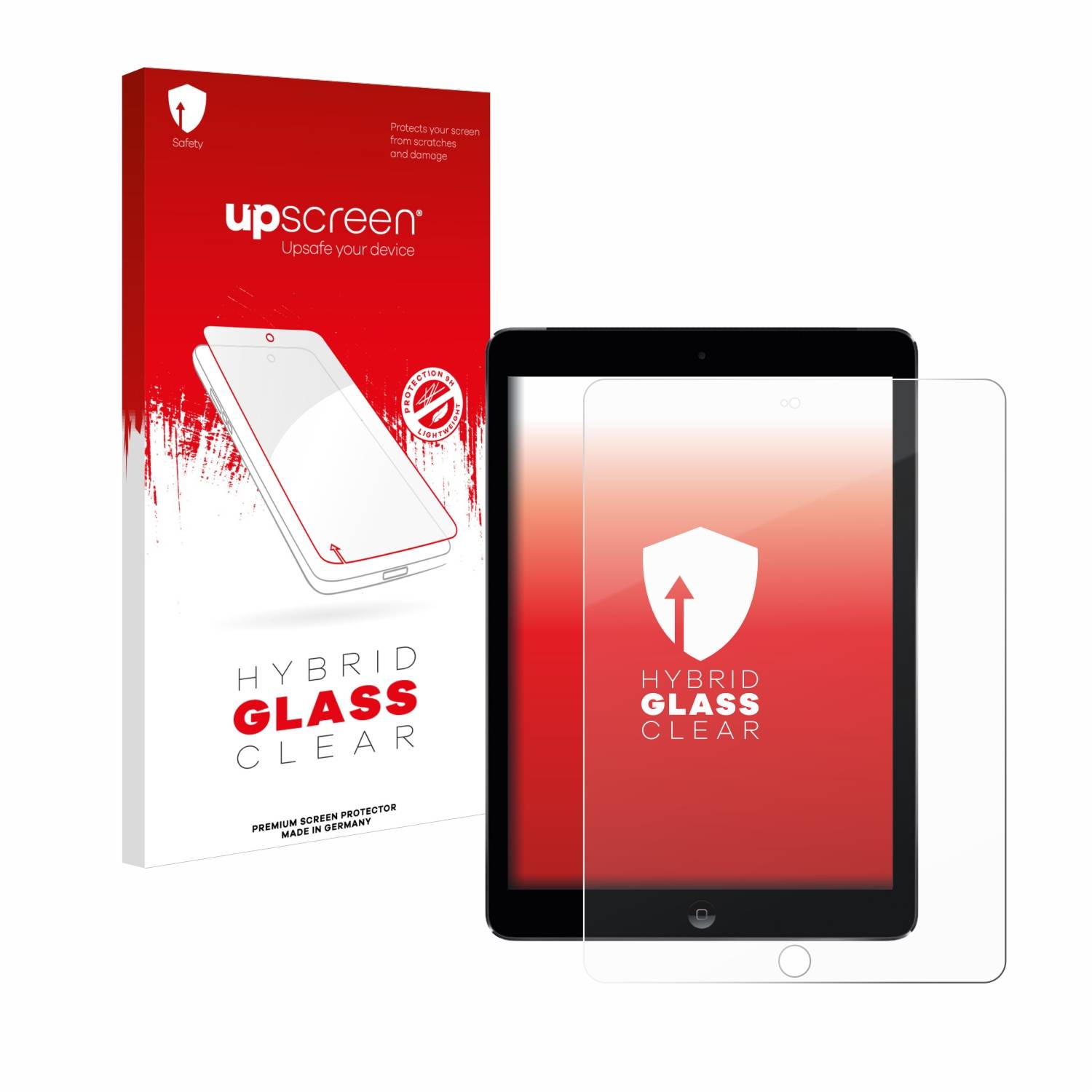 upscreen Hybrid Glas Schutz-Folie für Apple iPad Air 2 2014